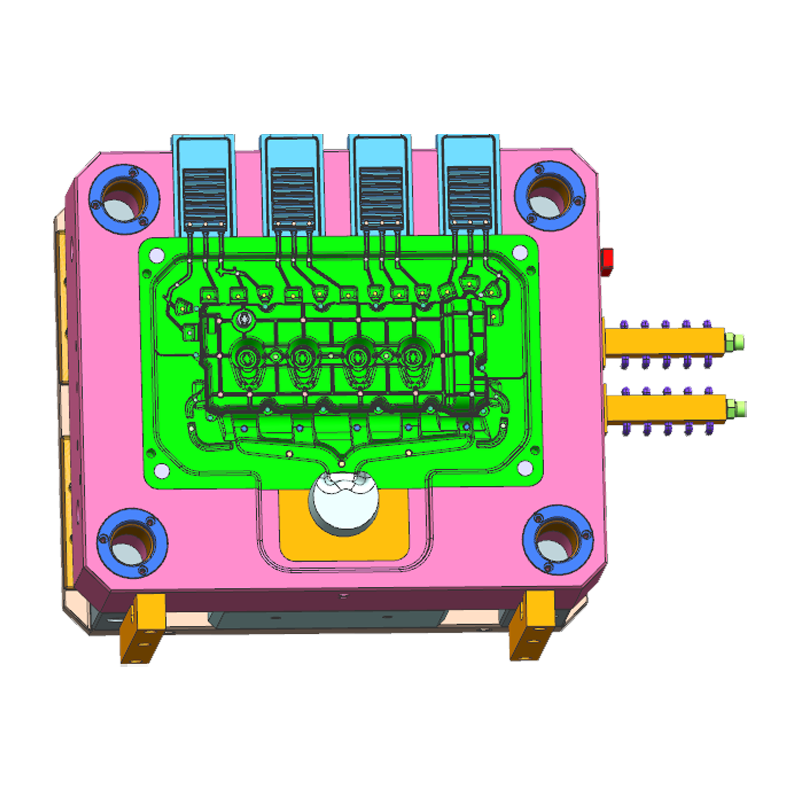 Molde de cabeza de cilindro de aluminio